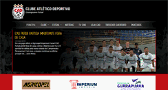 Desktop Screenshot of deportivofutsal.com.br